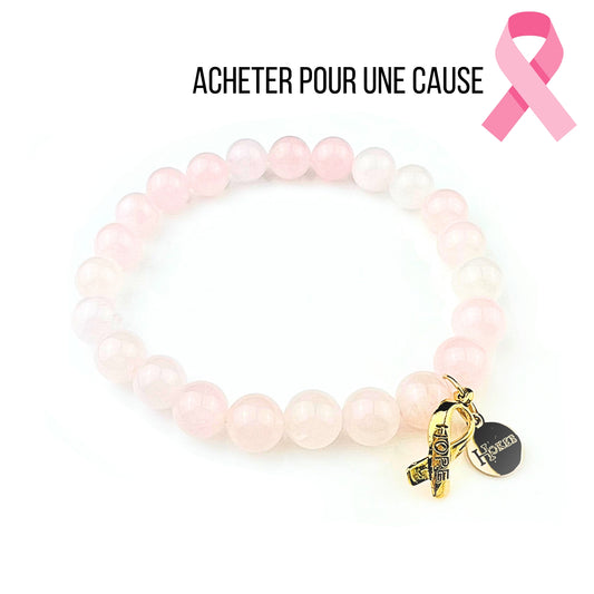 Bracelet HOPE QUARTZ ROSE