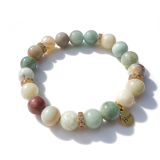 Bracelet ROMY Amazonite Gold