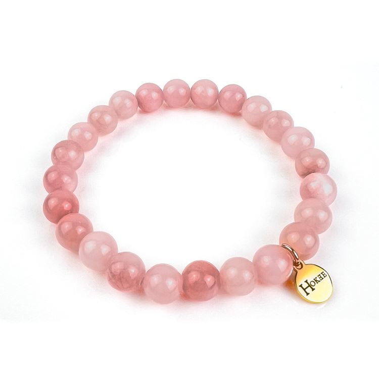 Bracelet BASIC Jade rose Gold