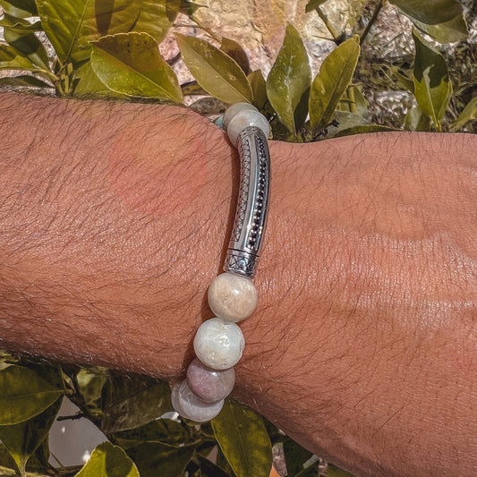 Bracelet NAGA Amazonite Silver