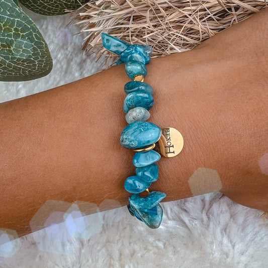 🧚🏼 ENFANT -  Bracelet ABYSSE Apatite